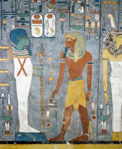 Maat, Ramsès I, Ptah et le Pilier d