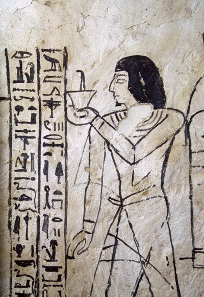 Image du livre des morts, Tombe de Nakhtmin, Abousir, Égypte, Civilisation égyptienne, Nouvel Empire, XIXe dynastie - Egyptian 19th Dynasty
