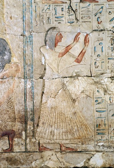 Relief de la tombe de Netcherouymes, haut fonctionnaire de Ramsès II, 2475 av. J.-C., Saqqarah, civilisation égyptienne, Nouvel Empire, XIXe dynastie - Egyptian 19th Dynasty
