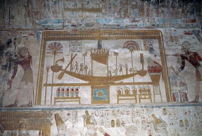 Bateau sacré, bas-relief, chapelle d
