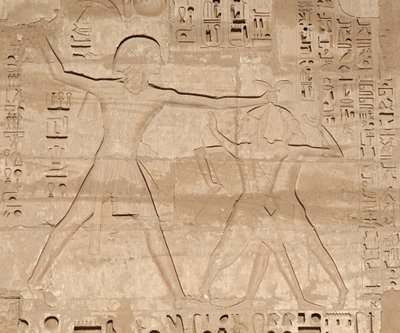 Scène du massacre des ennemis, Temple d
