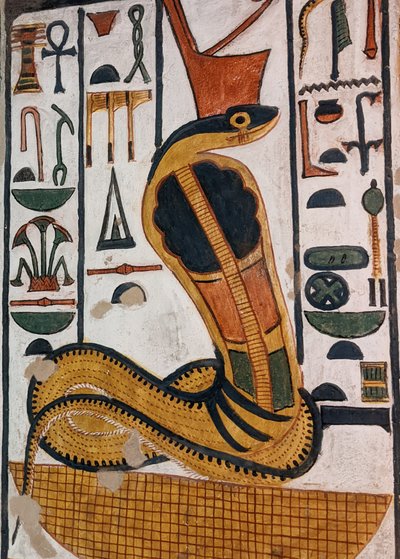 Tombe de Néfertari / Déesse égyptienne Wadjet - Egyptian 19th Dynasty