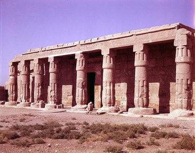 Vue du premier pylône, Nouvel Empire - Egyptian 19th Dynasty