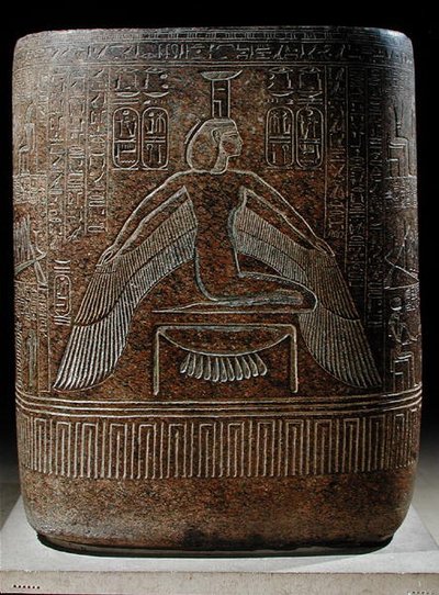 Nephthys protégeant le pharaon, du sarcophage de Ramsès III (vers 1854-1153 av. J.-C.) de sa tombe dans la Vallée des Rois, Nouvel Empire - Egyptian 20th Dynasty