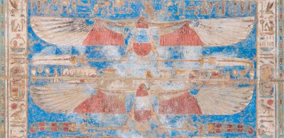 Image en relief peinte sur la voûte - Egyptian 20th Dynasty
