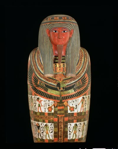 Cartonnage de momie de Nespanetjerepenere (détail) - Egyptian 22nd Dynasty