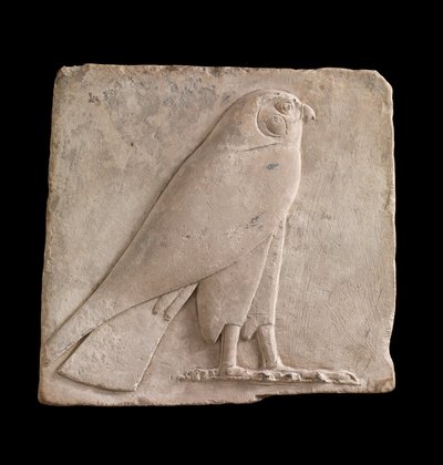 Plaque représentant un faucon, probablement le dieu Horus, XXVIe dynastie ou période saïte, 664-525 av. J.-C. ou plus tard - Egyptian 26th Dynasty