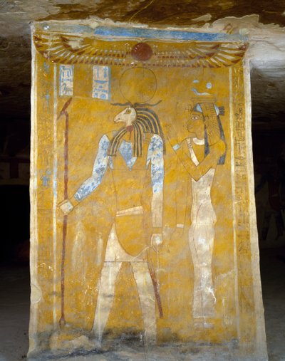 Peintures murales de la tombe de Pa Nentwy - Egyptian 26th Dynasty
