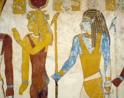 Peintures murales de la tombe de Pa Nentwy, Oasis de Bahariya - Egyptian 26th Dynasty