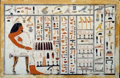 Antiquité égyptienne : stèle en calcaire du prince Oupemnefret - Egyptian 4th Dynasty