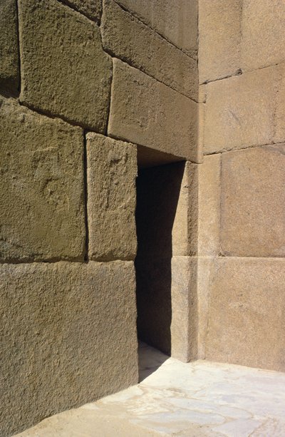 Mur en granit du temple de la vallée de Khéphren, Ancien Empire - Egyptian 4th Dynasty