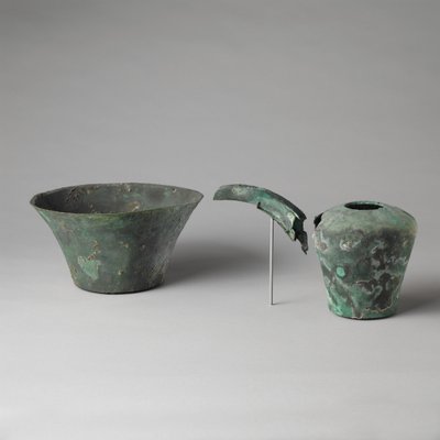 Aiguière et bassin (cuivre) - Egyptian 6th Dynasty