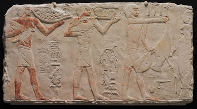 Relief de trois porteurs d