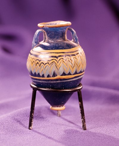 Amphore, 3e-4e siècle av. J.-C. (verre) - Egyptian Egyptian