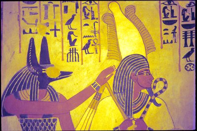 Égypte ancienne, peinture murale, Tombe de Sennufer, Tombe des Nobles, Thèbes - Egyptian Egyptian