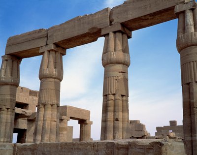 Antiquité égyptienne : vue du temple de Karnak - Egyptian Egyptian