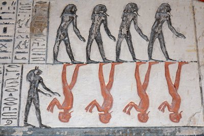 Hiéroglyphe, Tombe de Ramsès IX, Louxor - Egyptian Egyptian