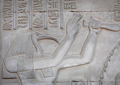 Thot, Temple de Kom Ombo (relief) - Egyptian Egyptian