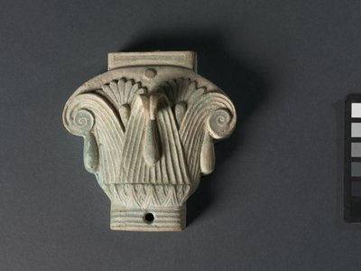 Boîte (Pyxis) en forme de chapiteau composite, 305-30 av. J.-C. - Egyptian Ptolemaic Period