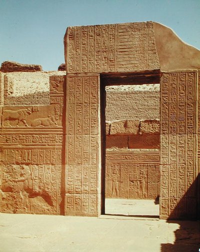 Porte de la troisième salle hypostyle - Egyptian Ptolemaic Period