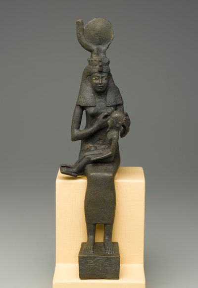 Statuette assise d