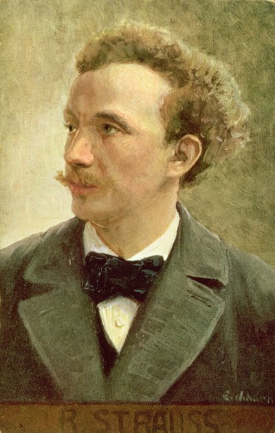 Carte postale de Richard Strauss, vers 1914 - Eichhorn Eichhorn