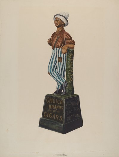 Figure de magasin de cigares - Einar Heiberg