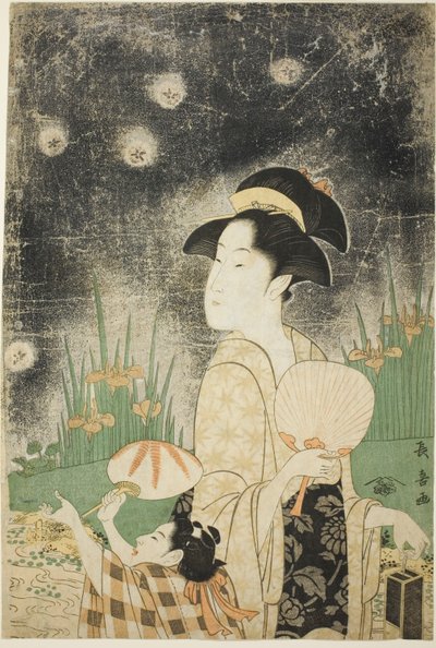 Attraper des lucioles - Eishōsai Chōki