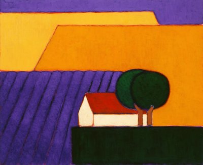 Champ de Lavande, Provence, 2004 - Eithne Contemporary Artist Donne