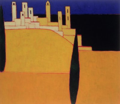 San Gimignano, Toscane, 2000 - Eithne Contemporary Artist Donne