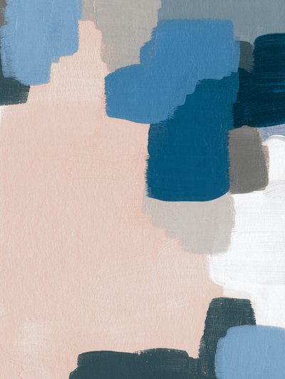 Blocs abstraits bleu pâle - Ejaaz Haniff