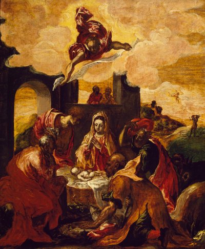 Adoration des bergers - El (1541 1614) Greco