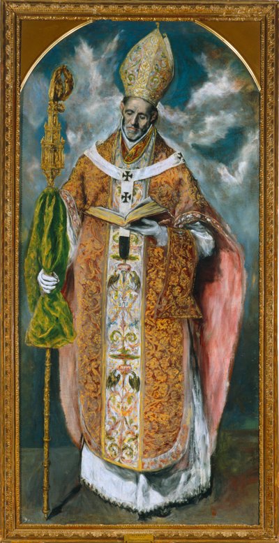 Saint Ildefonso (peinture) - El (1541-1614) Greco
