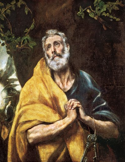 Les Larmes de Saint Pierre, vers 1594-1604 - El Greco