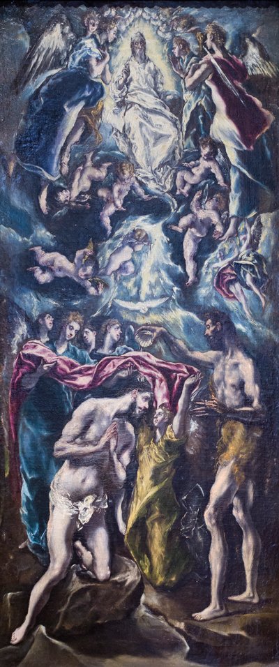 Le baptême du Christ - El (1541 1614) Greco