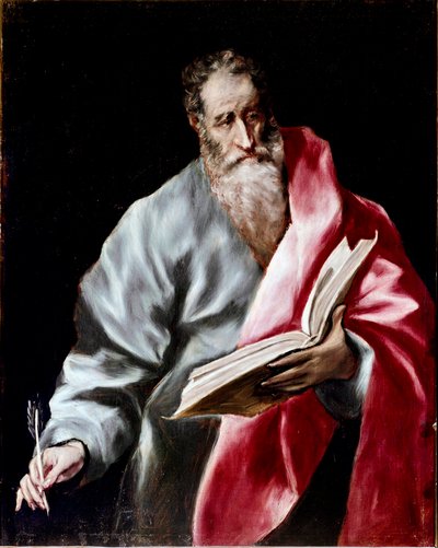 Apostolat de la cathédrale de Tolède : Saint Matthieu - El Greco