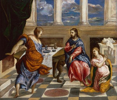 Le Christ dans la maison de Marthe et Marie - El Greco