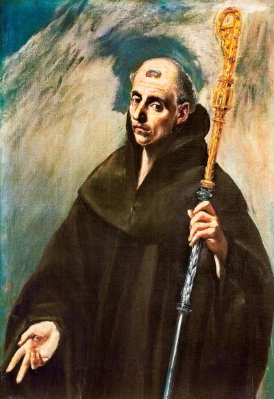 Portrait de Saint Benoît de Nursie - El Greco