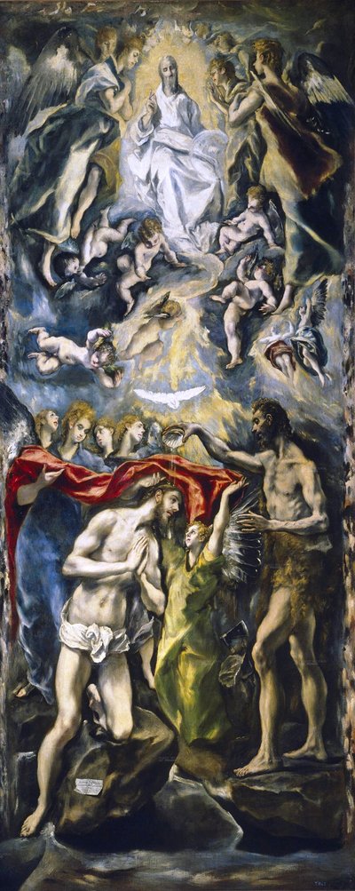 Le Baptême du Christ, vers 1597 - El Greco