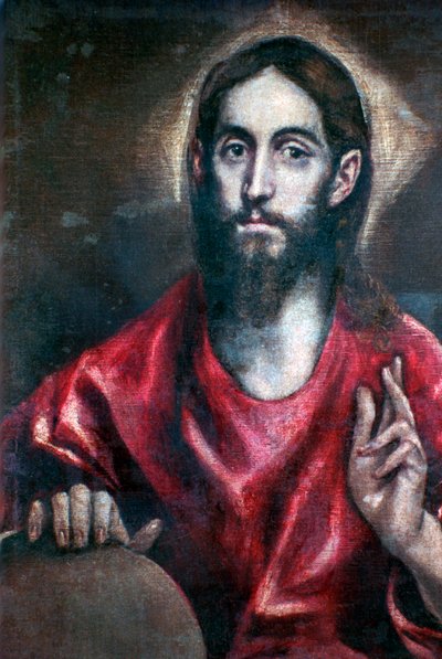 Christ bénissant le Sauveur du Monde, 17ème siècle - El Greco