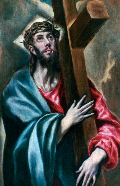 Christ étreignant la croix, 1600-1610 - El Greco