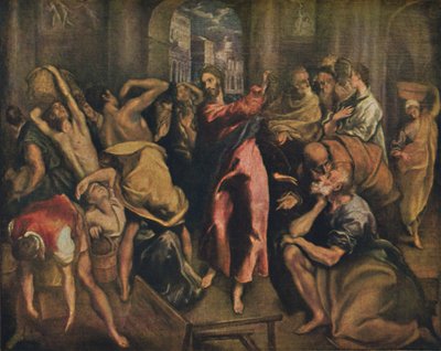 Die Tempelreinigung, vers 1570 - El Greco