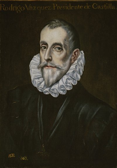 Portrait de Rodrigo Vázquez de Arce, premier tiers du 17ème siècle - El Greco