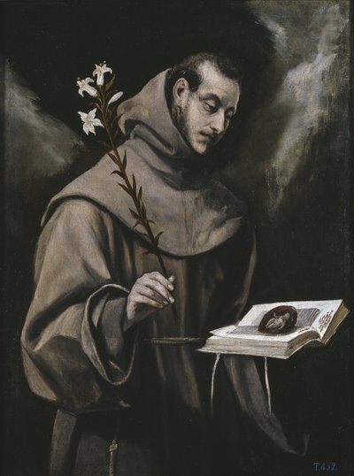 Saint Antoine de Padoue, vers 1580 - El Greco