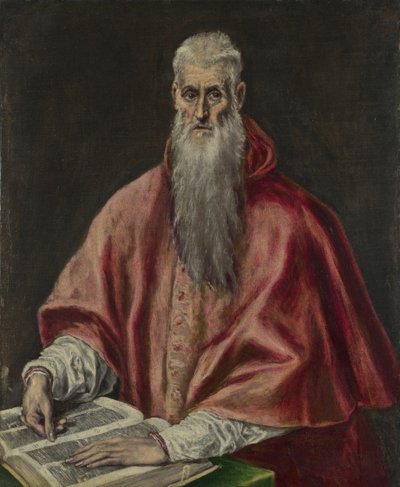 Saint Jérôme en cardinal, 1590-1600 - El Greco