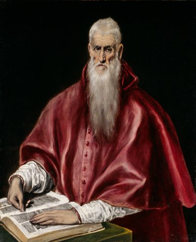 Saint Jérôme en érudit - El Greco