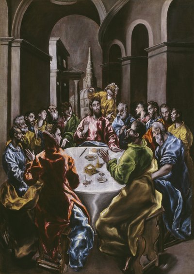 Le festin dans la maison de Simon, 1608-14 - El Greco