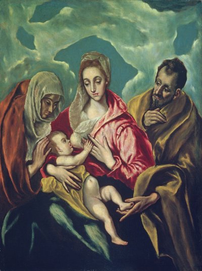 La Sainte Famille avec Sainte Élisabeth - El Greco