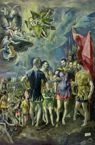 Le Martyre de Saint Maurice, 1580-83 (détail) - El Greco