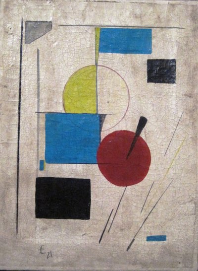 Composition suprématiste, 1921 - Eliezer Markowich Lissitzky